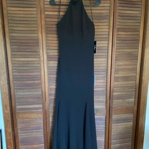 Lulus Slice of Joy Halter Maxi Dress in Black